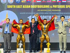 Việt Nam top medal tally at Southeast Asian Bodybuilding and Physique Sports Championship
