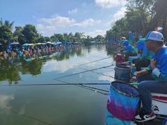 Vietnamese, Chinese anglers compete in sport fishing friendly