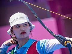 Nguyệt qualifies in archery for the Paris Olympics