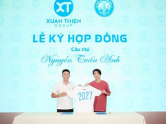 Midfielder Tuấn Anh signs contract with Nam Định