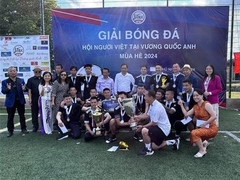 Summer football tournament cheers Vietnamese expats across UK