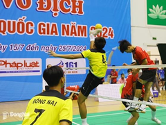 National youth kick volleyball championship started in Đồng Nai