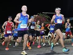 Runners to check marathon route along Nha Trang beach