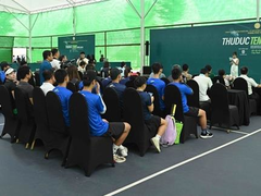 Players compete for titles at Thủ Đức Open 2024 tennis tournament