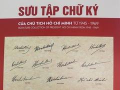 Exhibition introduces President Hồ Chí Minh’s signatures, autographs