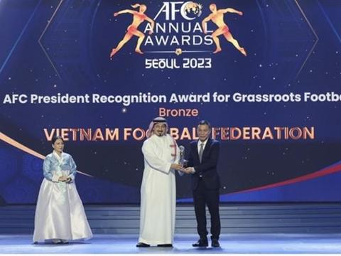 VFF's grassroots footballing efforts rewarded at AFC Annual Awards