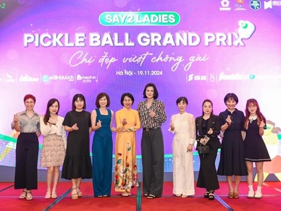 Pickleball Grand Prix for women launched in Hà Nội