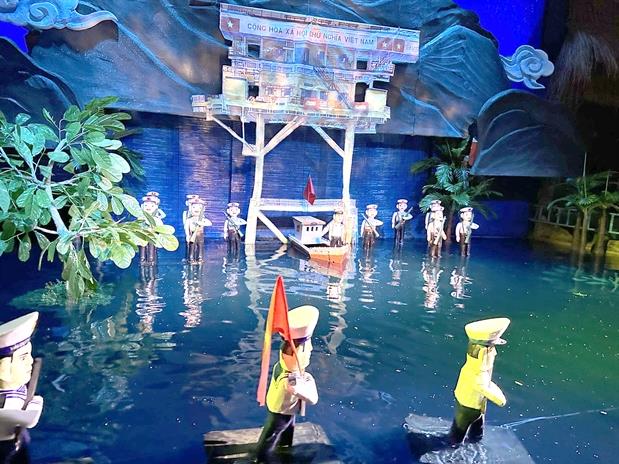 Water puppet show to celebrate National Reunification